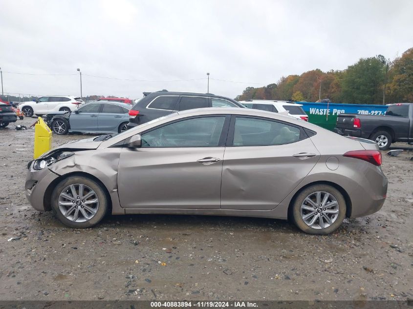 2014 Hyundai Elantra Se VIN: 5NPDH4AE7EH493276 Lot: 40883894