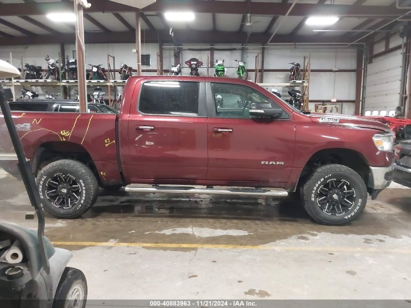 2019 Ram 1500 Big Horn/Lone Star 4X4 5'7 Box VIN: 1C6SRFFT0KN687710 Lot: 40883963