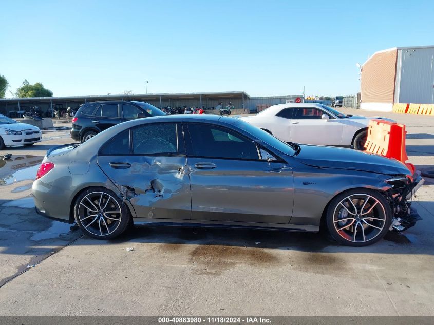 2019 Mercedes-Benz Amg C 43 4Matic VIN: 55SWF6EB9KU291073 Lot: 40883980