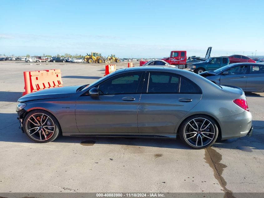 2019 Mercedes-Benz Amg C 43 4Matic VIN: 55SWF6EB9KU291073 Lot: 40883980