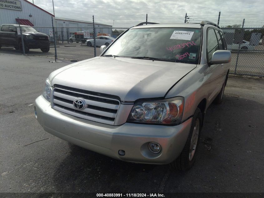 2004 Toyota Highlander Limited V6 VIN: JTEEP21A040013742 Lot: 40883991