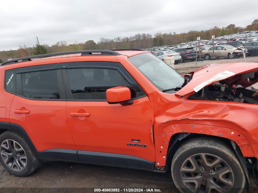 2016 Jeep Renegade Latitude VIN: ZACCJABTXGPD56564 Lot: 40883992