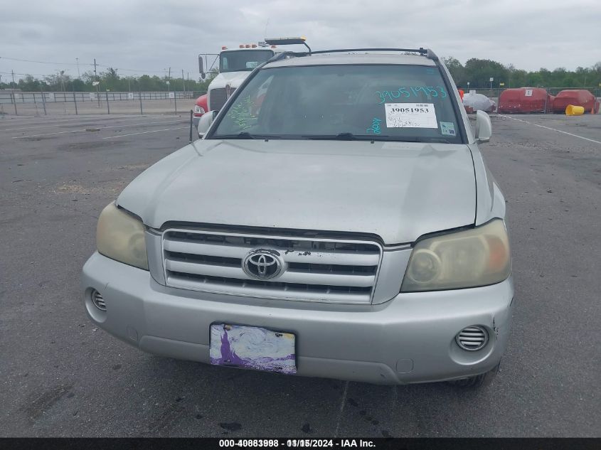 2004 Toyota Highlander VIN: JTEDD21A040085044 Lot: 40883998