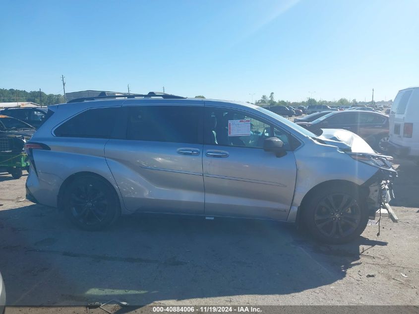 2021 Toyota Sienna Xse VIN: 5TDDRKEC4MS050568 Lot: 40884006