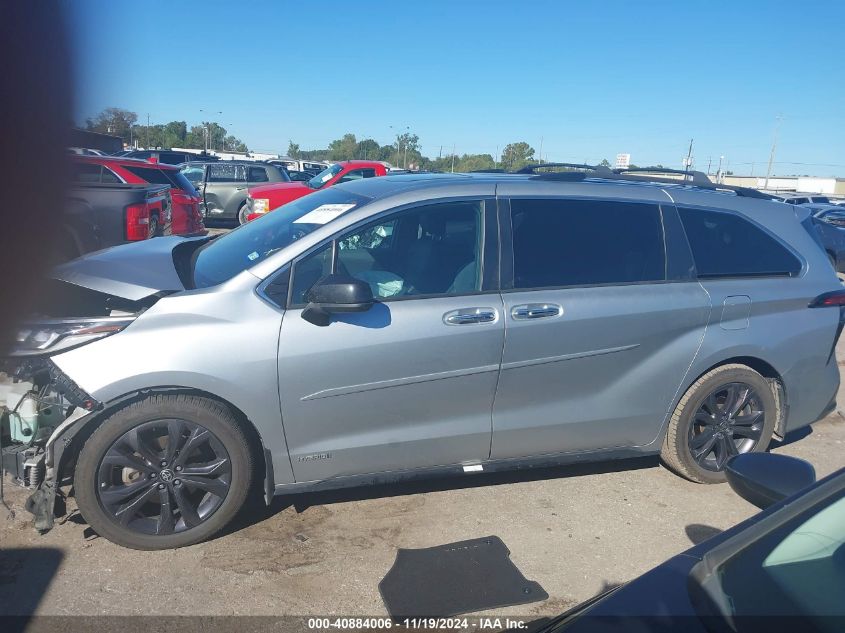 2021 Toyota Sienna Xse VIN: 5TDDRKEC4MS050568 Lot: 40884006