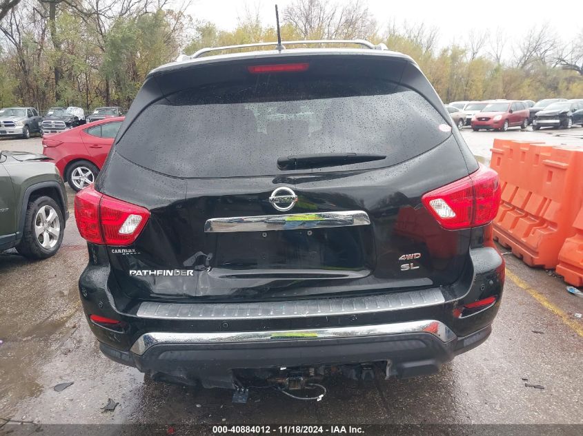 2017 Nissan Pathfinder Sl VIN: 5N1DR2MM4HC603555 Lot: 40884012