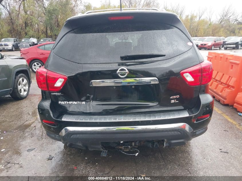 2017 Nissan Pathfinder Sl VIN: 5N1DR2MM4HC603555 Lot: 40884012