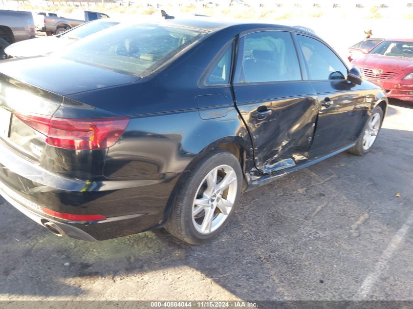 2018 Audi A4 2.0T Tech Ultra Premium/2.0T Ultra Premium VIN: WAUKMAF48JA121848 Lot: 40884044