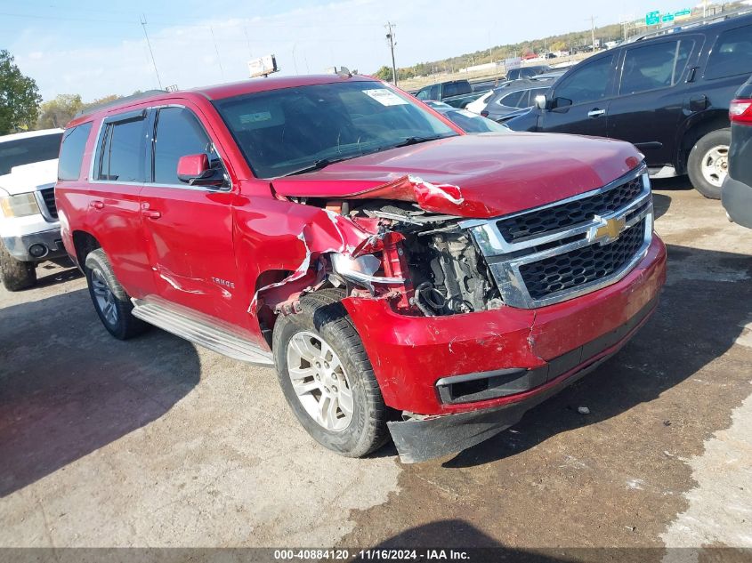 VIN 1GNSKBKC0FR138655 2015 Chevrolet Tahoe, LT no.1