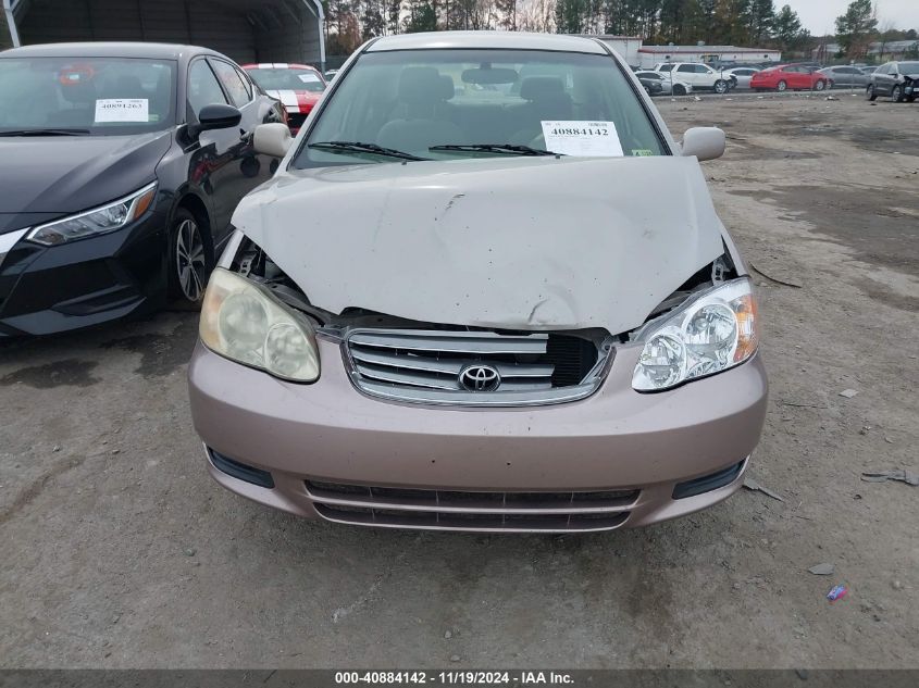 2003 Toyota Corolla Le VIN: 2T1BR32E93C126781 Lot: 40884142