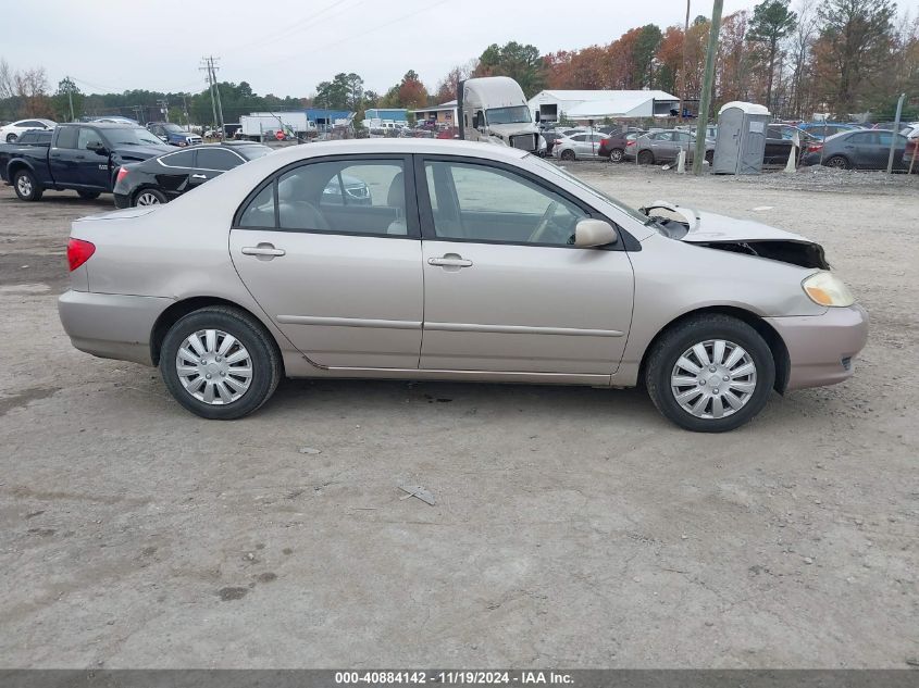 2003 Toyota Corolla Le VIN: 2T1BR32E93C126781 Lot: 40884142