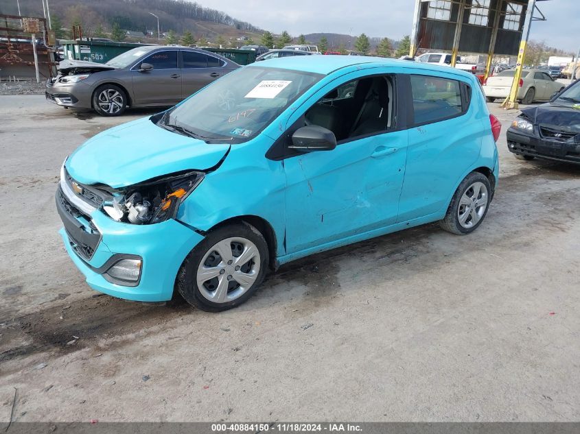 2022 Chevrolet Spark Fwd Ls Automatic VIN: KL8CB6SA9NC006197 Lot: 40884150