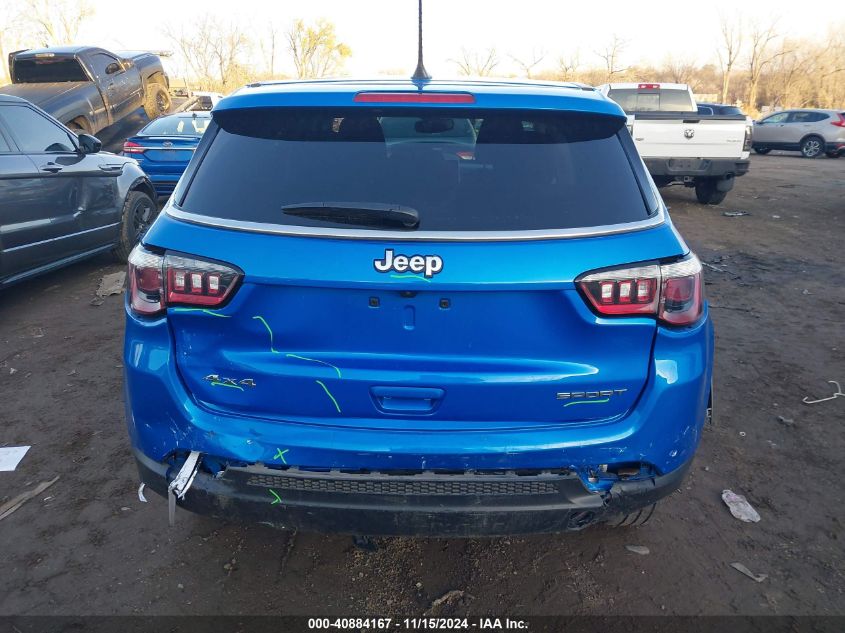 2022 Jeep Compass Sport 4X4 VIN: 3C4NJDAB3NT215618 Lot: 40884167