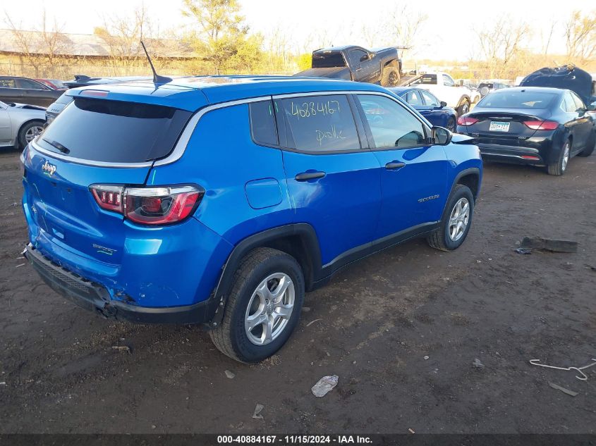 2022 Jeep Compass Sport 4X4 VIN: 3C4NJDAB3NT215618 Lot: 40884167