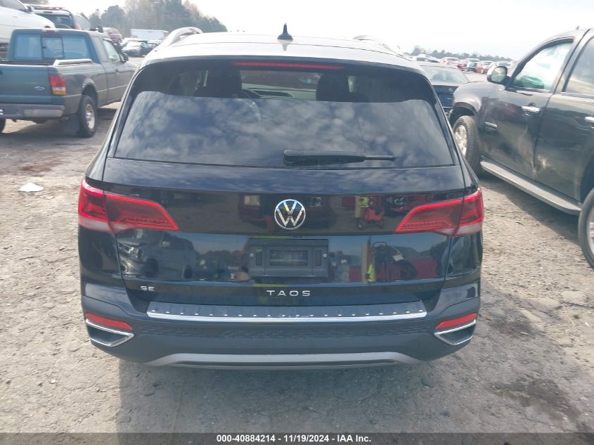 2023 Volkswagen Taos 1.5T Se VIN: 3VVEX7B24PM382034 Lot: 40884214