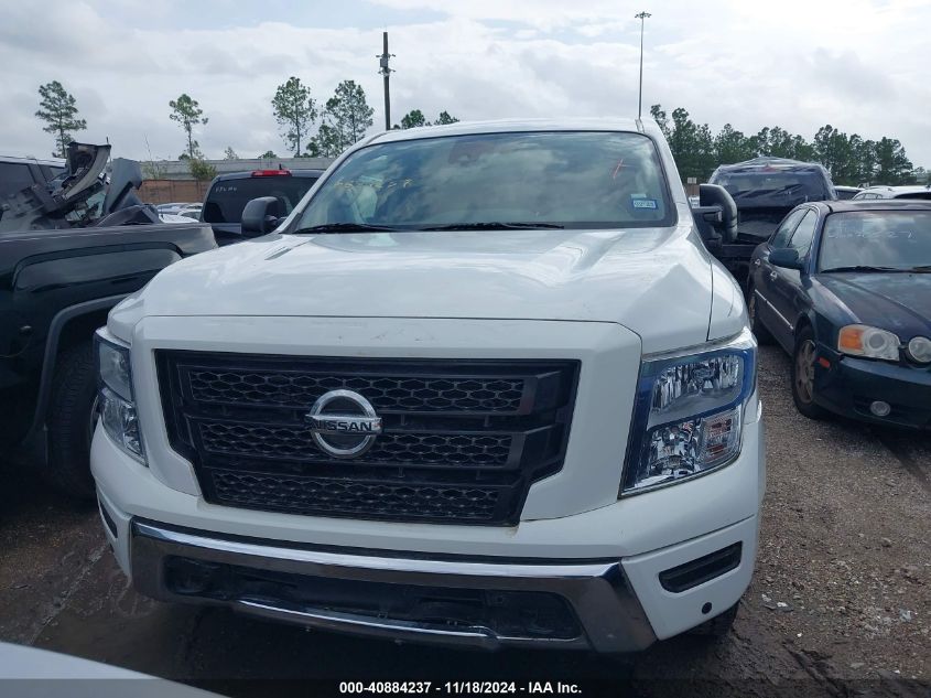 2022 Nissan Titan Sv 4X4 VIN: 1N6AA1ED0NN100853 Lot: 40884237