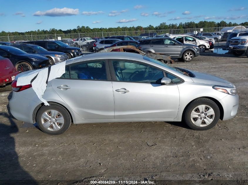 2018 Kia Forte Lx VIN: 3KPFK4A70JE167765 Lot: 40884289