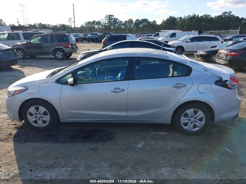 2018 Kia Forte Lx VIN: 3KPFK4A70JE167765 Lot: 40884289