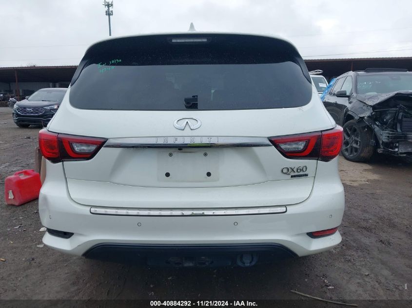 2019 Infiniti Qx60 Luxe VIN: 5N1DL0MMXKC512884 Lot: 40884292