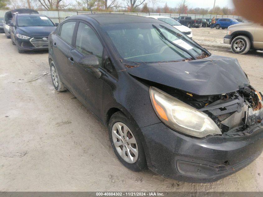 VIN KNADM4A3XD6118725 2013 KIA RIO no.1