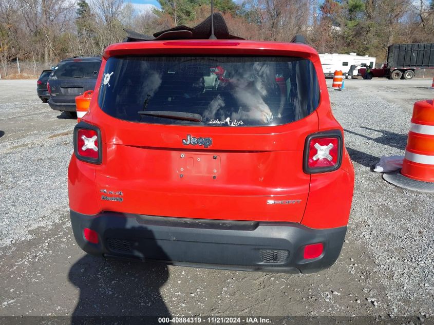 2016 Jeep Renegade Sport VIN: ZACCJBAT4GPE07516 Lot: 40884319