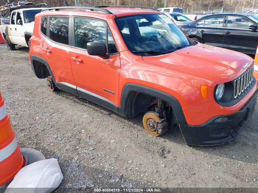 2016 Jeep Renegade Sport VIN: ZACCJBAT4GPE07516 Lot: 40884319