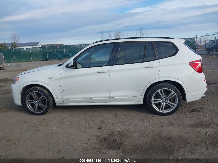 2014 BMW X3 xDrive35I VIN: 5UXWX7C55E0E75318 Lot: 40884340