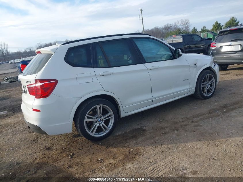 VIN 5UXWX7C55E0E75318 2014 BMW X3, Xdrive35I no.4