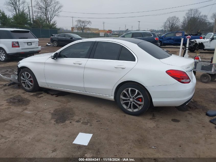 2016 Mercedes-Benz C 4Matic/Luxury 4Matic/Sport 4Matic VIN: WDDWF4KB5GR131774 Lot: 40884341