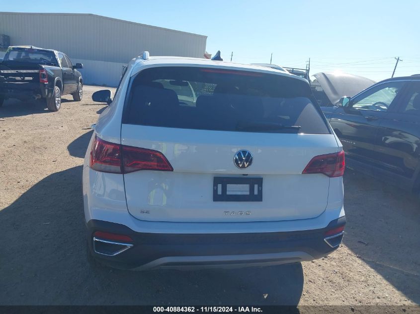 2024 Volkswagen Taos 1.5T Se VIN: 3VVSX7B21RM002556 Lot: 40884362