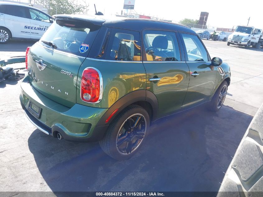 2016 Mini Countryman Cooper S VIN: WMWZC3C56GWT09287 Lot: 40884372