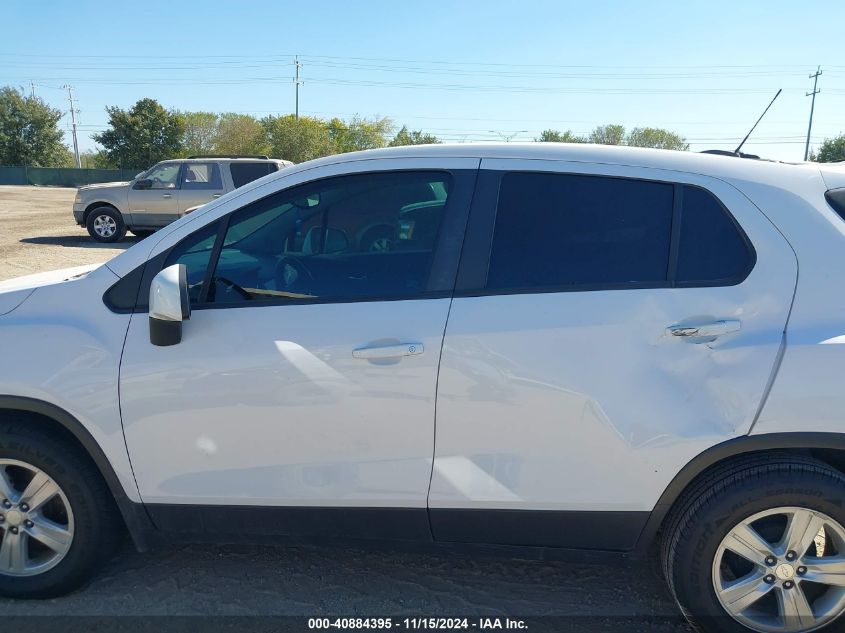 2020 Chevrolet Trax Fwd Ls VIN: 3GNCJKSB2LL331116 Lot: 40884395