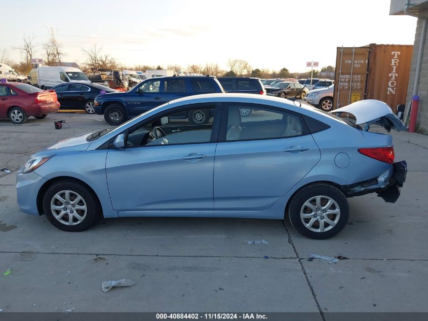 2014 Hyundai Accent Gls VIN: KMHCT4AE9EU683575 Lot: 40884402