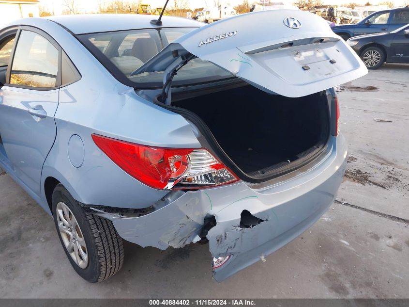 2014 Hyundai Accent Gls VIN: KMHCT4AE9EU683575 Lot: 40884402