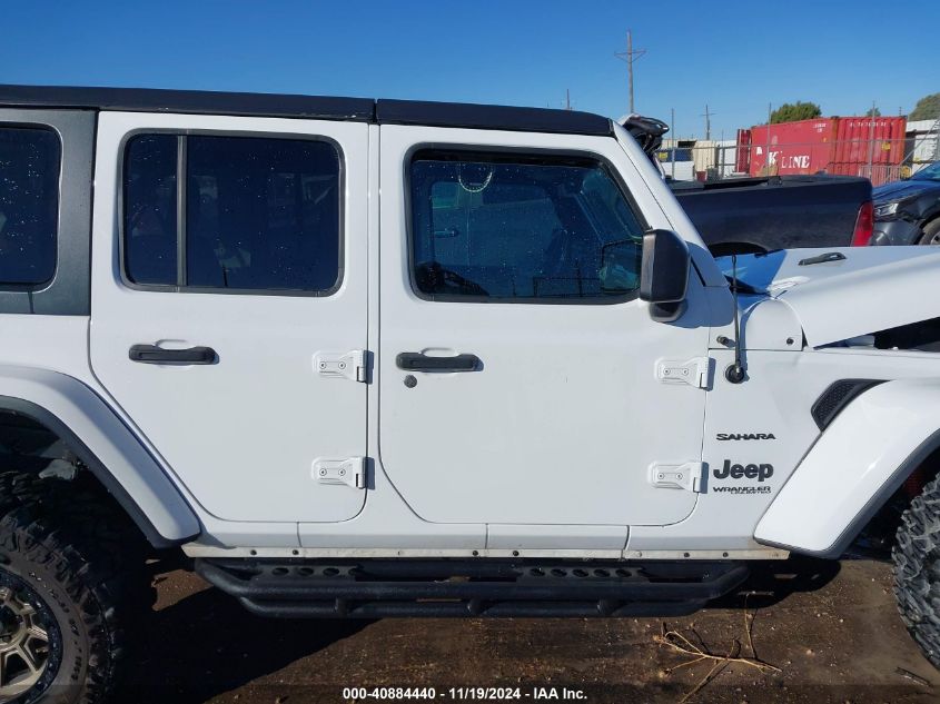 2018 Jeep Wrangler Unlimited Sahara 4X4 VIN: 1C4HJXEG6JW159036 Lot: 40884440