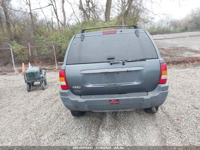 2003 Jeep Grand Cherokee Laredo VIN: 1J4GX48SX3C604904 Lot: 40884443