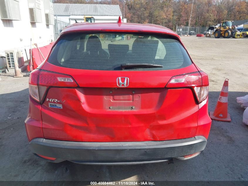 2016 Honda Hr-V Lx VIN: 3CZRU5H36GM721996 Lot: 40884462