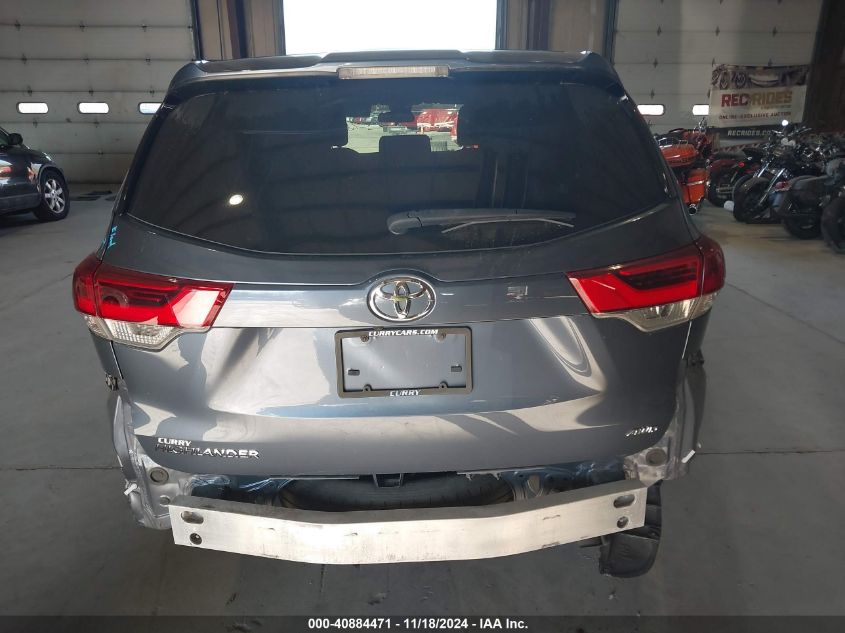 2019 Toyota Highlander Le VIN: 5TDBZRFH8KS740959 Lot: 40884471