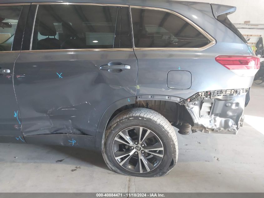 2019 Toyota Highlander Le VIN: 5TDBZRFH8KS740959 Lot: 40884471