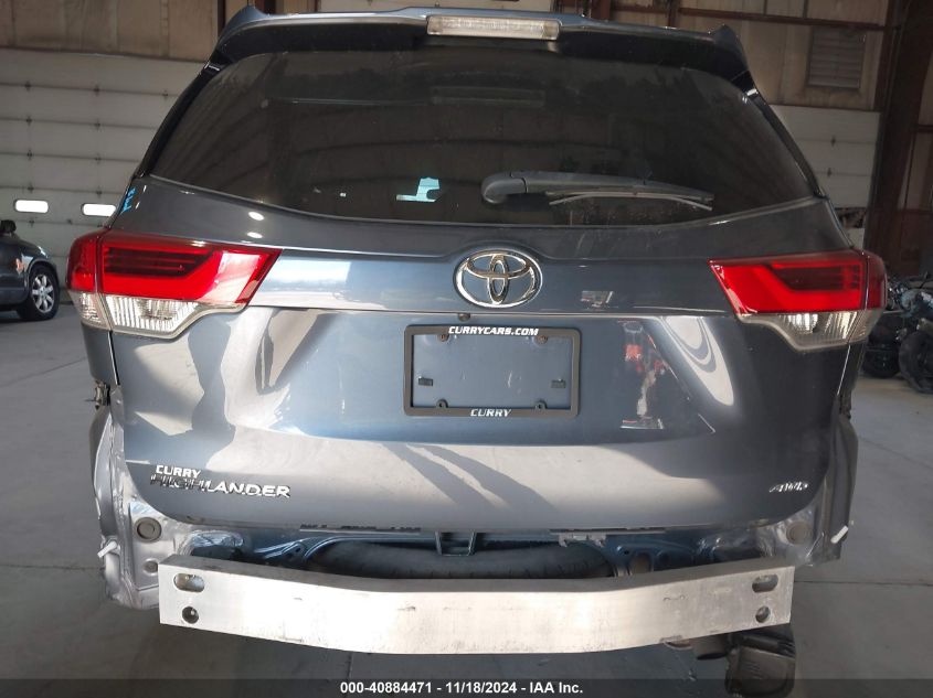 2019 Toyota Highlander Le VIN: 5TDBZRFH8KS740959 Lot: 40884471