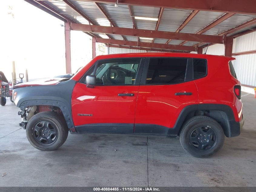 2019 Jeep Renegade Sport 4X4 VIN: ZACNJBAB1KPK10809 Lot: 40884485