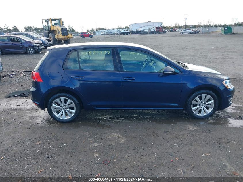 2015 Volkswagen Golf Tdi S 4-Door VIN: 3VWRA7AU4FM079111 Lot: 40884487