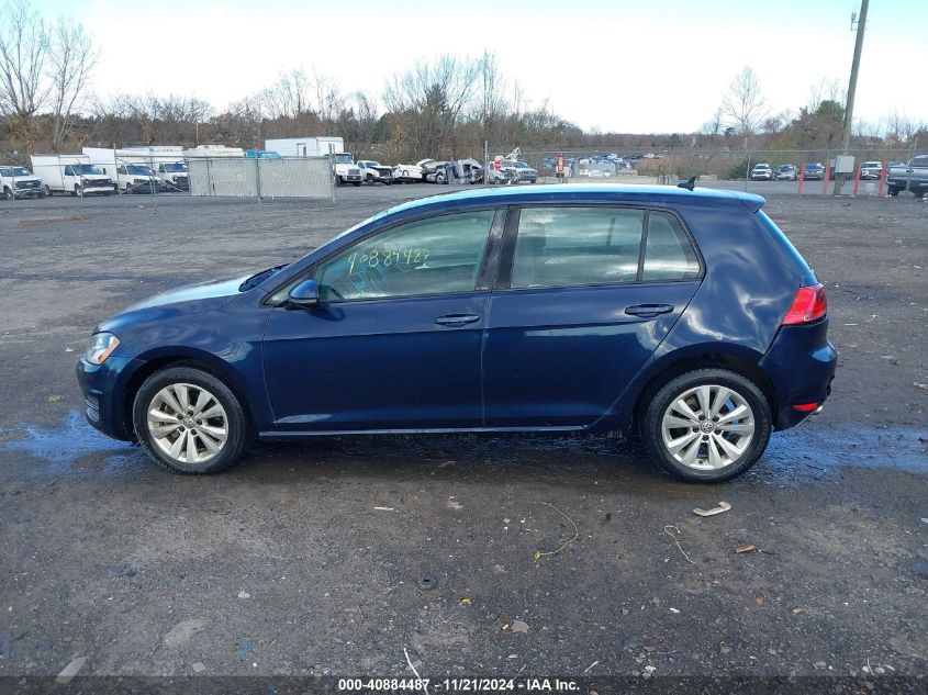 2015 Volkswagen Golf Tdi S 4-Door VIN: 3VWRA7AU4FM079111 Lot: 40884487