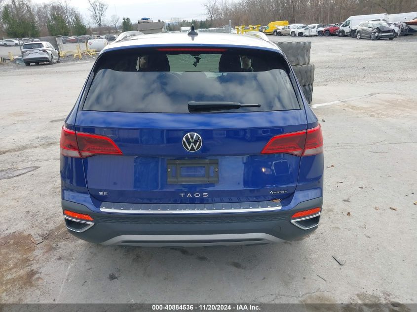 2022 Volkswagen Taos 1.5T Se VIN: 3VVPX7B22NM087178 Lot: 40884536