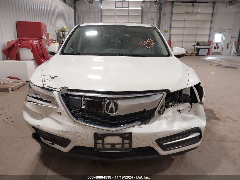 2014 Acura Mdx Technology Package VIN: 5FRYD4H41EB031528 Lot: 40884538