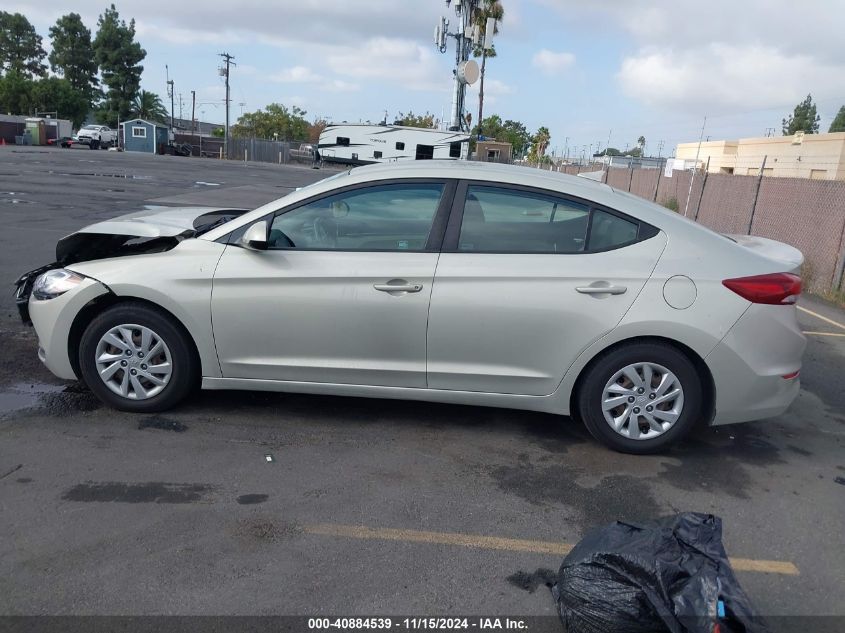 2017 Hyundai Elantra Se VIN: KMHD74LF9HU093511 Lot: 40884539