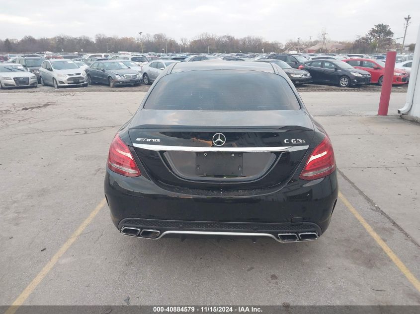 2016 Mercedes-Benz Amg C 63 S VIN: 55SWF8HB7GU163686 Lot: 40884579