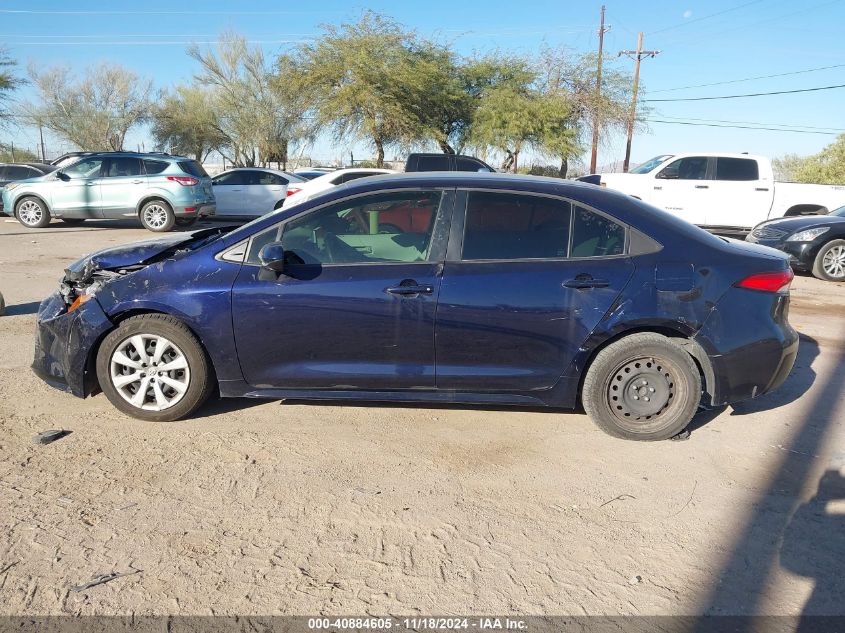 2021 Toyota Corolla Le VIN: JTDEPMAE9MJ164480 Lot: 40884605