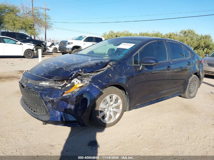 2021 Toyota Corolla Le VIN: JTDEPMAE9MJ164480 Lot: 40884605