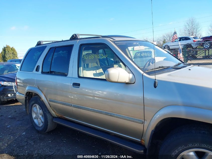 2001 Nissan Pathfinder Le VIN: JN8DR09YX1W606229 Lot: 40884630